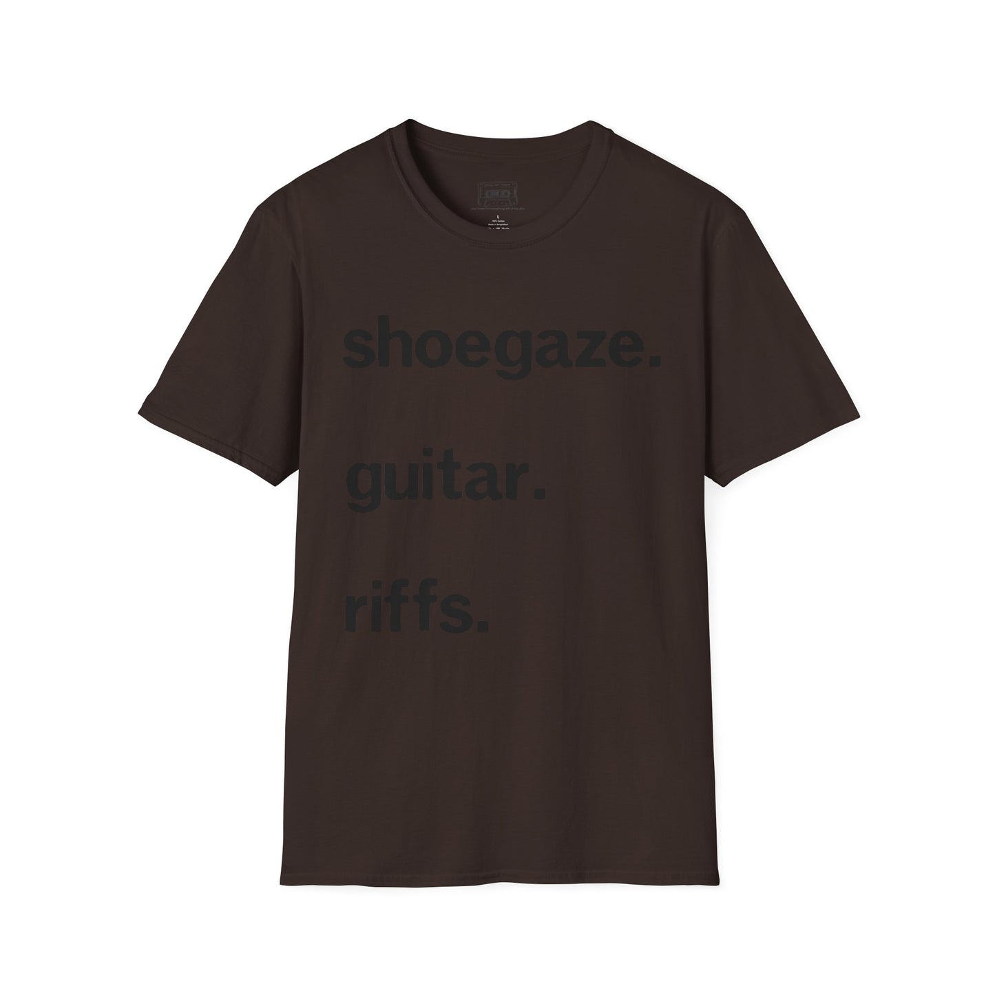 shoegaze. guitar. riffs. tee