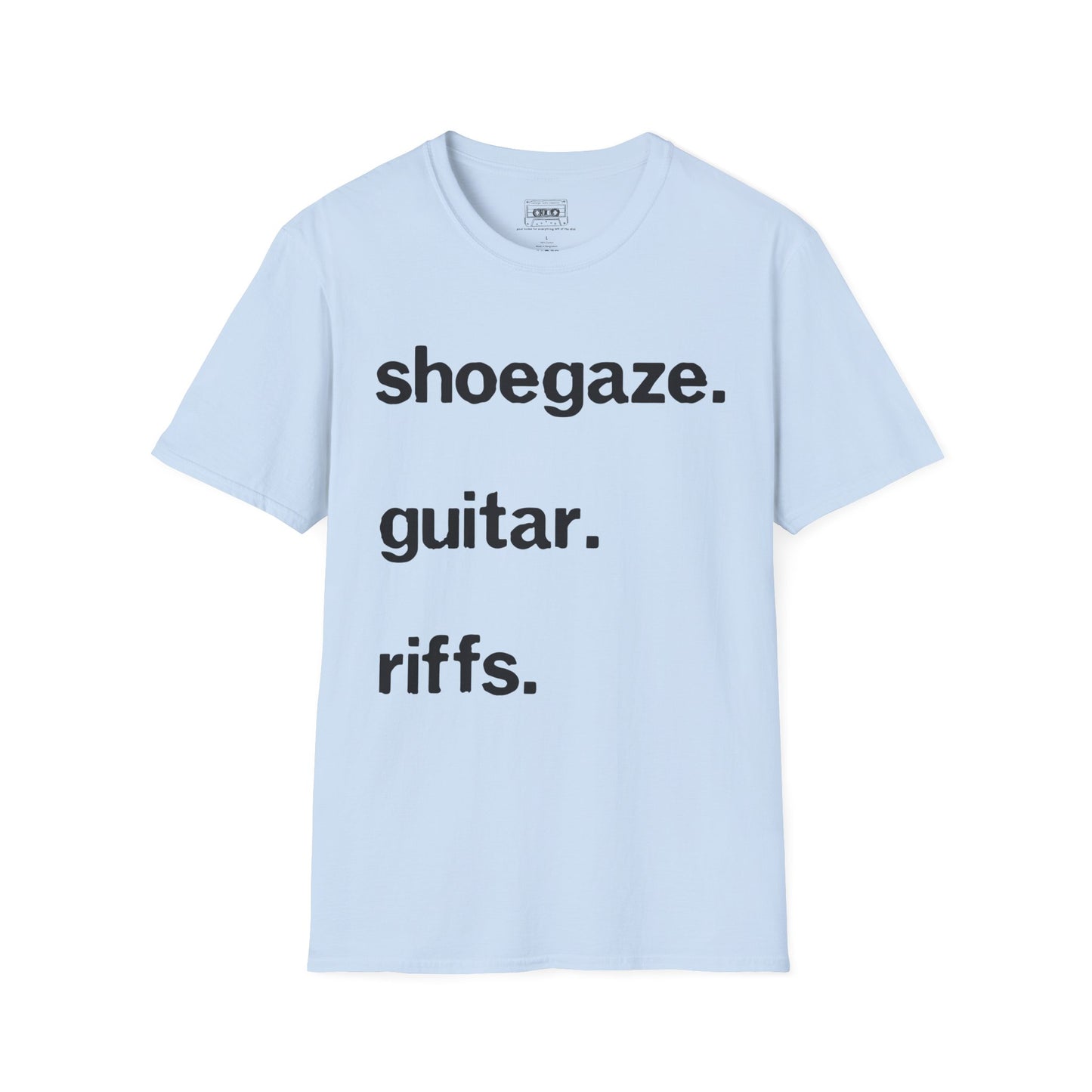 shoegaze. guitar. riffs. tee