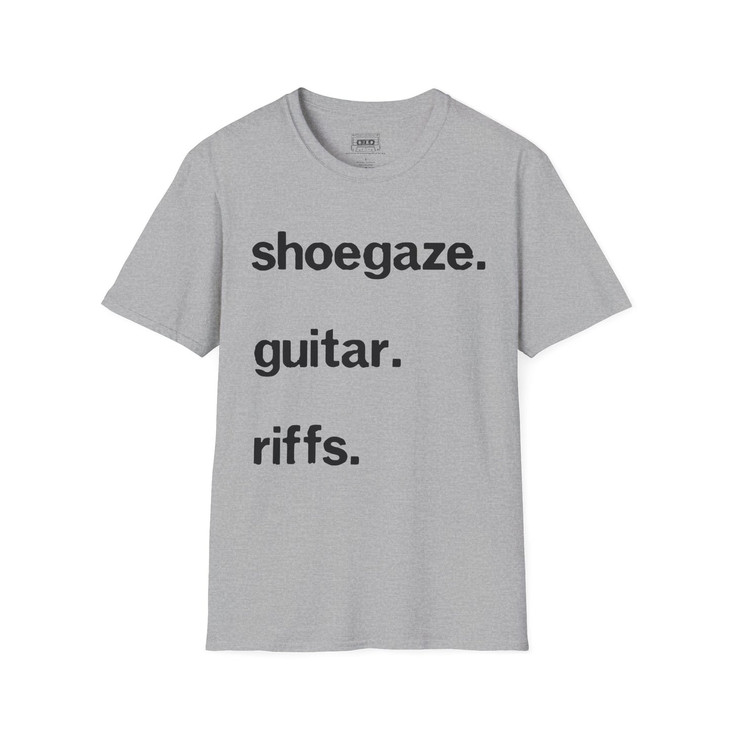 shoegaze. guitar. riffs. tee