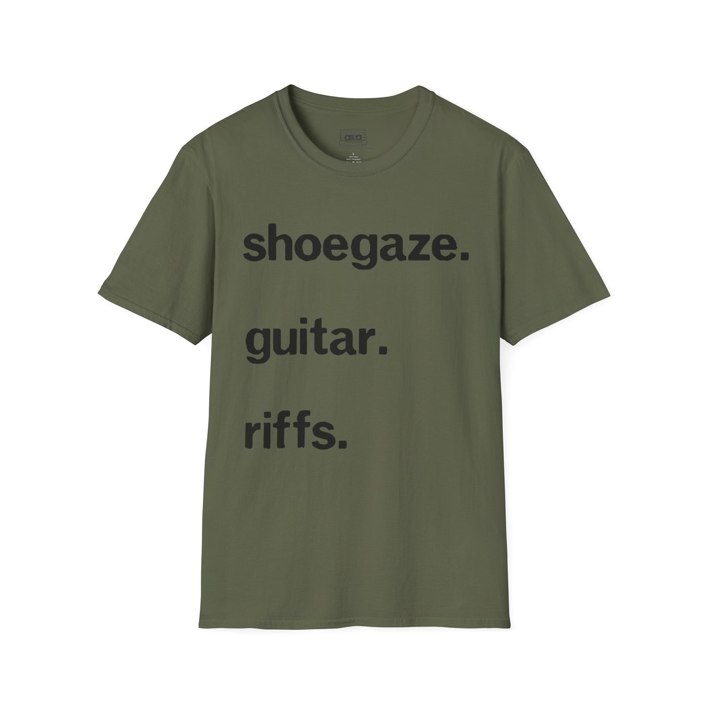 shoegaze. guitar. riffs. tee